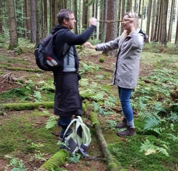 Waldbad für Paare zum Valentinstag