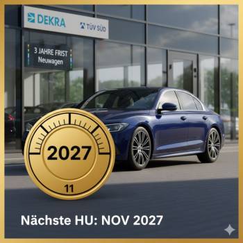 Wann muss ein Neuwagen zur ersten HU