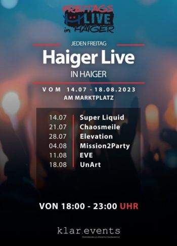 Freitags Live in Haiger 2023