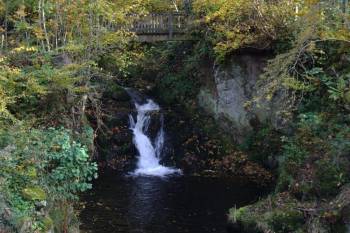 Nidda-Wasserfall in Schotten