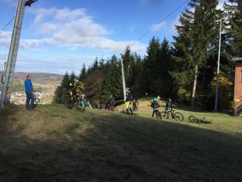 Aussicht von oben Skilift Hartenrod / Flowtrail Bad Endbach