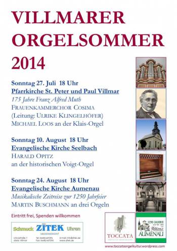 Villmarer Orgelsommer 2014