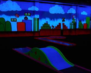 Indoor Minigolf Schwarzlicht in Herborn