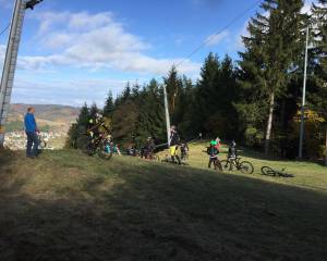 Aussicht von oben Skilift Hartenrod / Flowtrail Bad Endbach