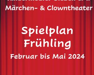 TINKO-Kindertheater Spielplan Frühling 2024