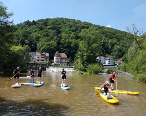 Stand Up Paddling in Marburg auf der Lahn