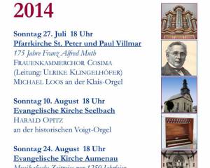 Villmarer Orgelsommer 2014