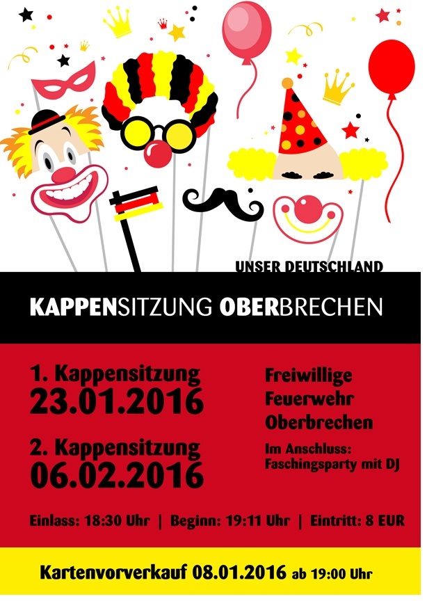 1. Kappensitzung in Oberbrechen 2016