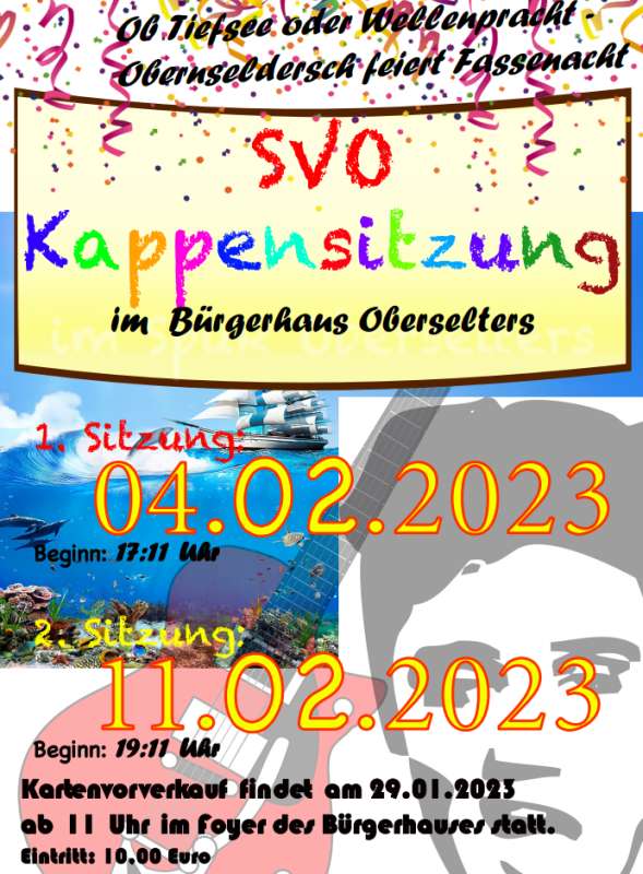 1. Kappensitzung in Oberselters 2023