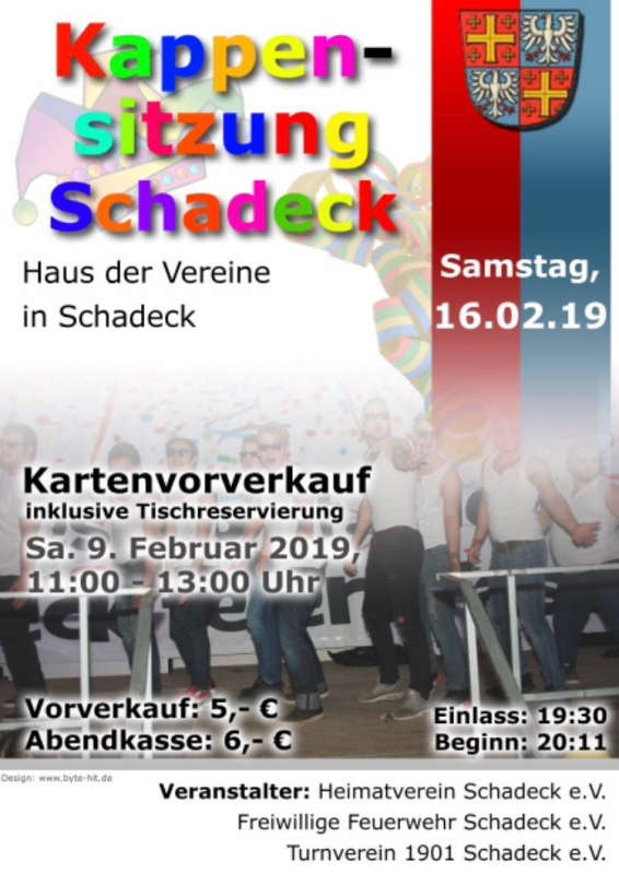 Kappensitzung Schadeck 2019