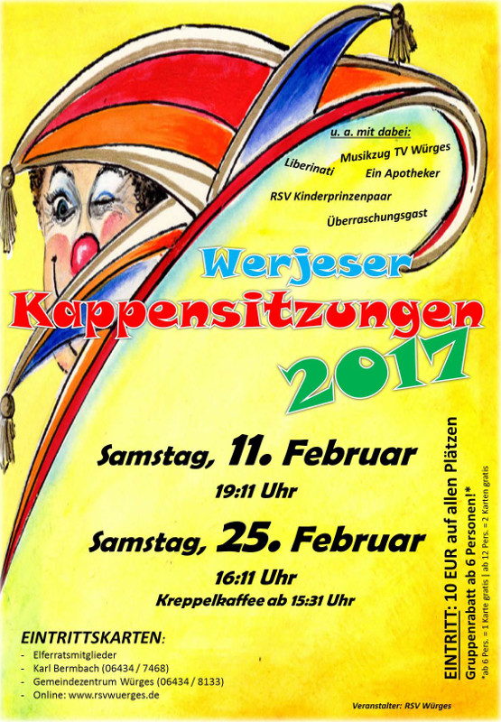 2. Kappensitzung in Bad Camberg-Würges 2017