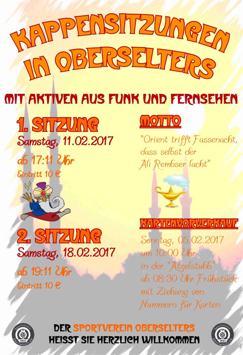 2. Kappensitzung in Oberselters 2017