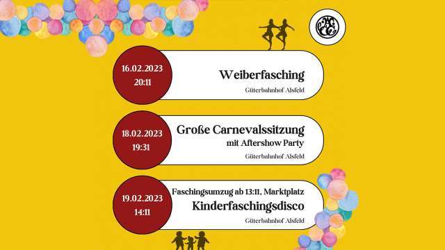 Große Karnevalssitzung des Alsfelder Carneval Club 2023