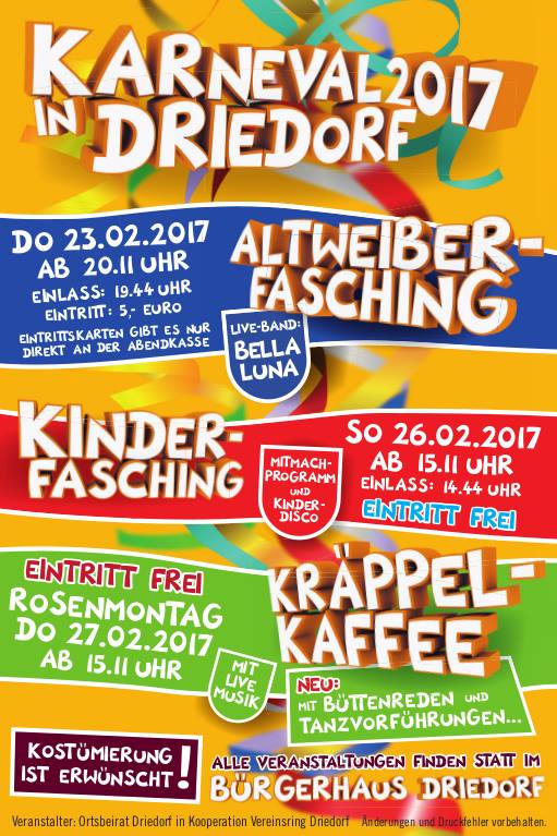 Kräppelkaffee Driedorf 2017