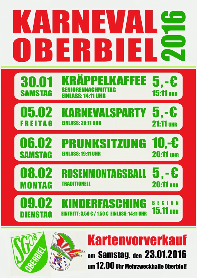 Kinderfasching Oberbiel