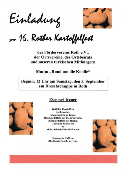 16. Rother Kartoffelfest