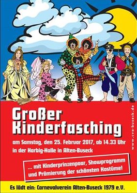 Kinderfasching des CVA Alten-Buseck 2017