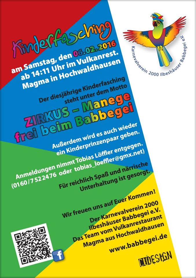 Kinderfasching Ilbeshausen 2016