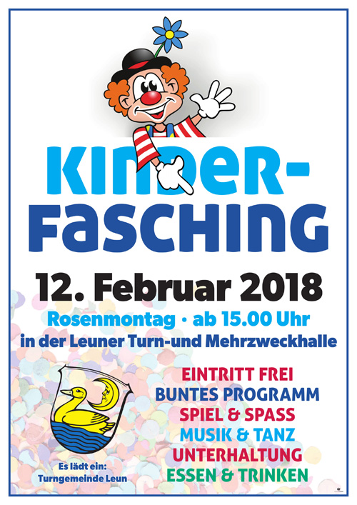 Kinderfasching Leun 2018