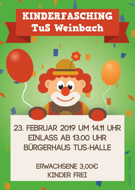 Kindersitzung Weinbach 2019