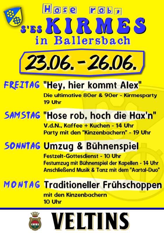 Kirmes Ballersbach 2023