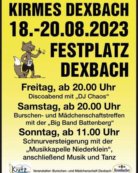 Kirmes in Dexbach 2023