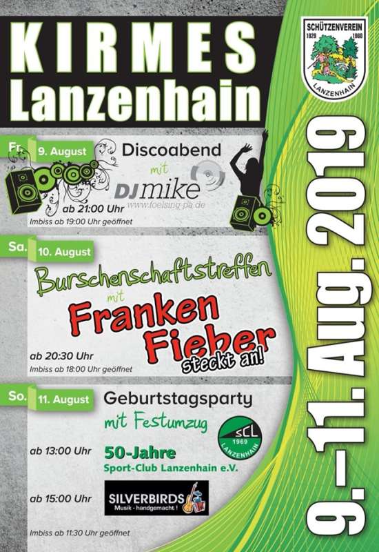 Kirmes Lanzenhain 2019