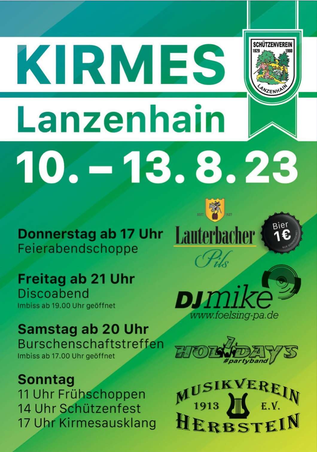 Kirmes Lanzenhain 2023