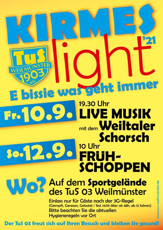 KIRMES light '21 in Weilmünster