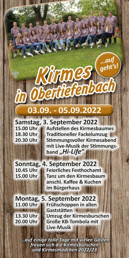 Kirmes in Obertiefenbach 2023