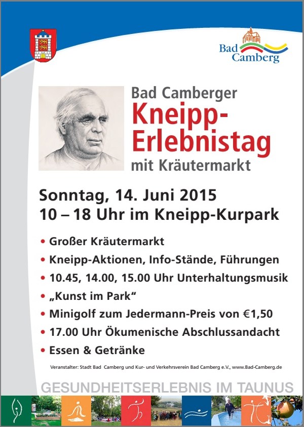 Kneipperlebnistag mit Kräutermarkt Bad Camberg