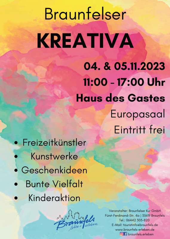 Braunfelser KREATIVA-Markt 2023