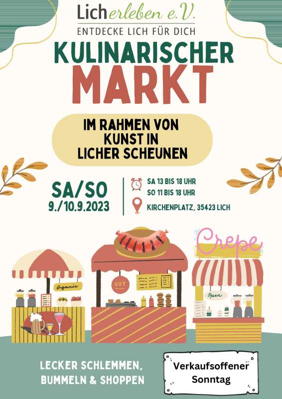 Kulinarischer Markt Lich