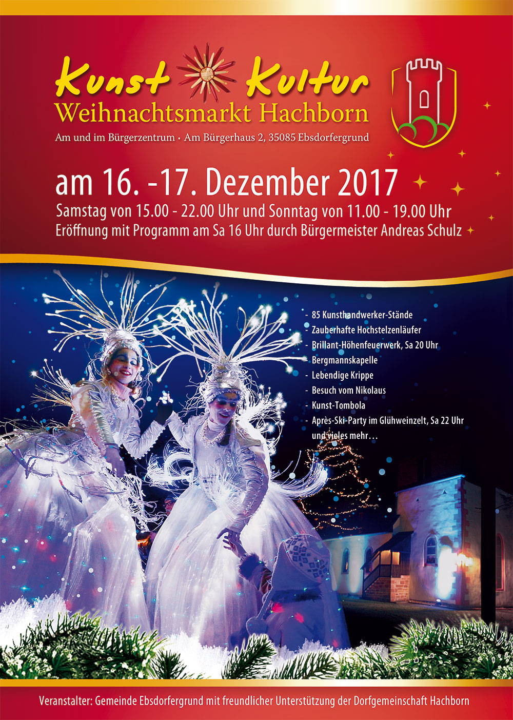 15. Kunst-, Kultur- und Weihnachtsmarkt Hachborn