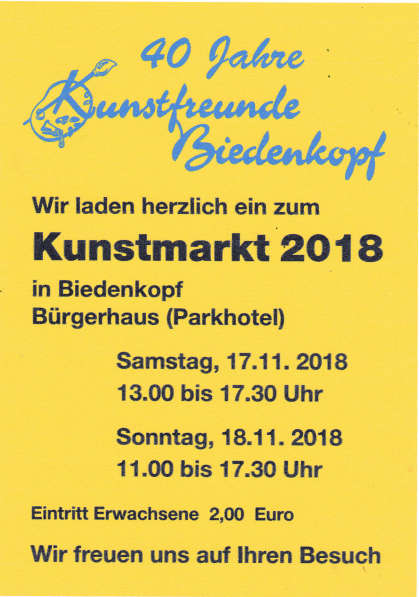 39. Kunstmarkt Biedenkopf