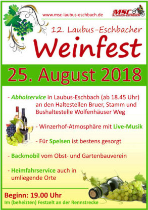 12. Laubus-Eschbacher Weinfest