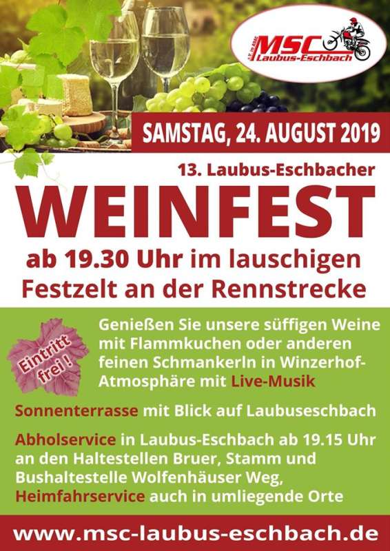 13. Laubus-Eschbacher Weinfest
