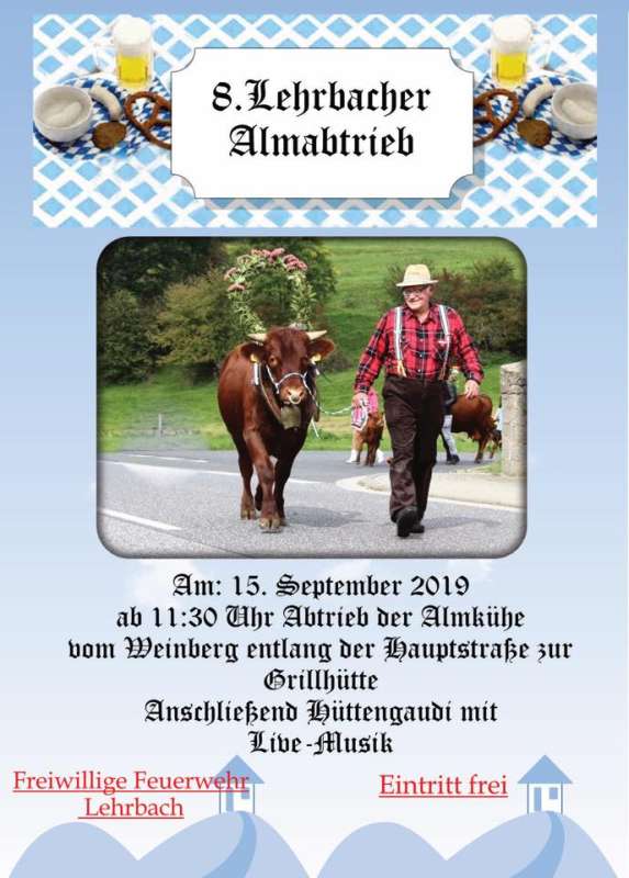 8. Lehrbacher Almabtrieb