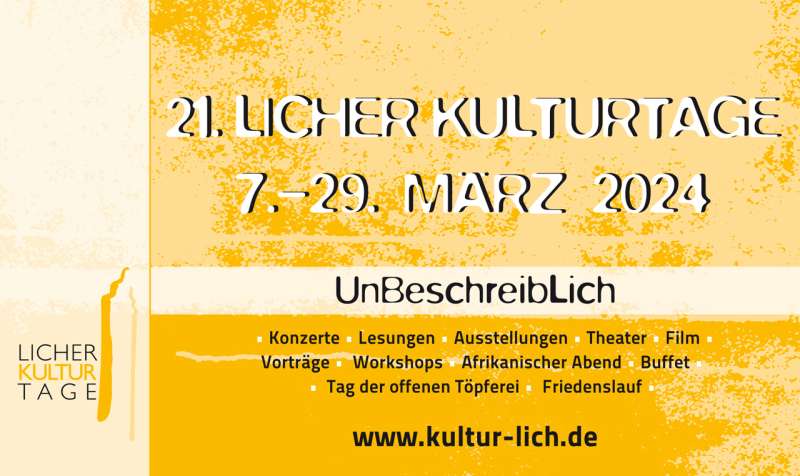 21. Licher Kulturtage 2024