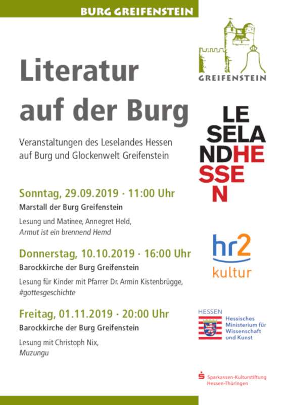 Literatur auf der Burg