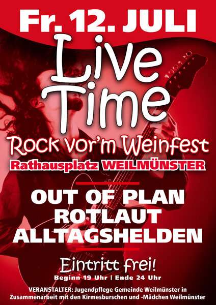 Live Time - Rock vor'm Weinfest in Weilmünster