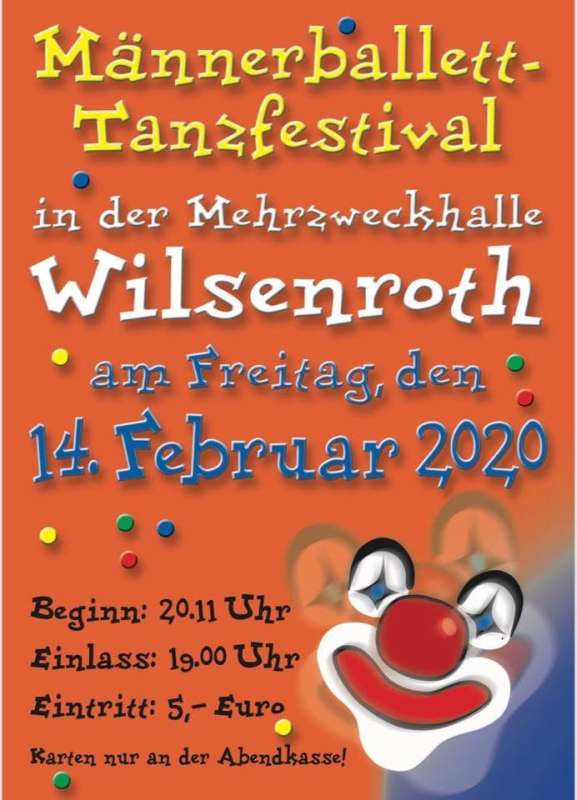 Männerballett-Tanzfestival TV Wilsenroth 2020