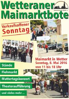 Maimarkt in Wetter 2016