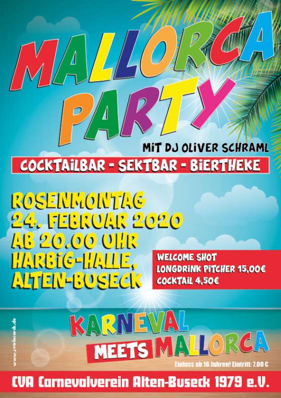 Mallorca-Party Alten-Buseck 2020
