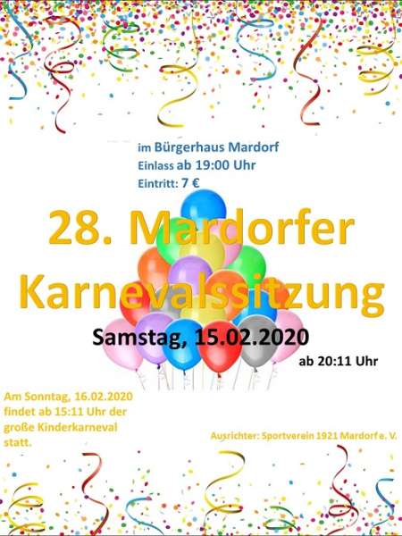 28. Mardorfer Karnevalssitzung