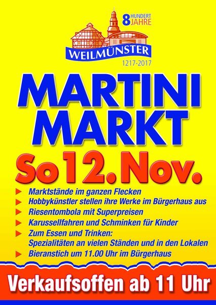 Martinimarkt Weilmünster 2017