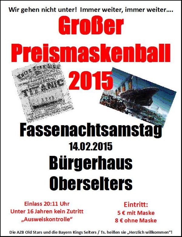Maskenball in Oberselters 2015