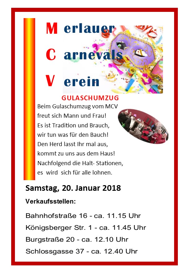 MCV Merlau Gulaschumzug 2018