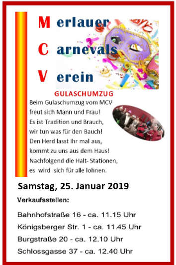 MCV Merlau Gulaschumzug 2019