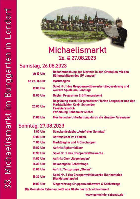 Michaelismarkt Rabenau 2023